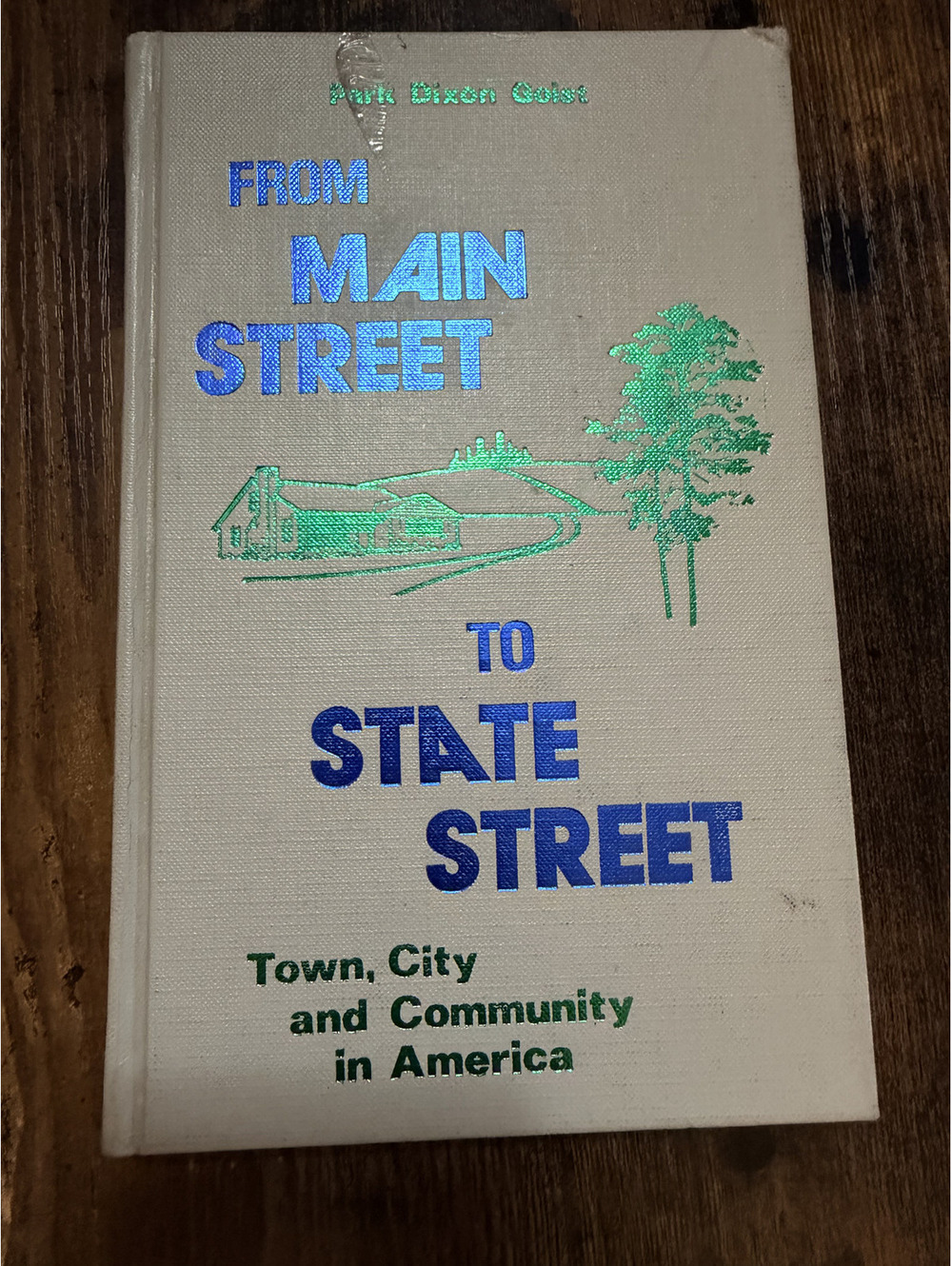From Main Street to State Street Town City Community Park Dixon Goist 1977 1st